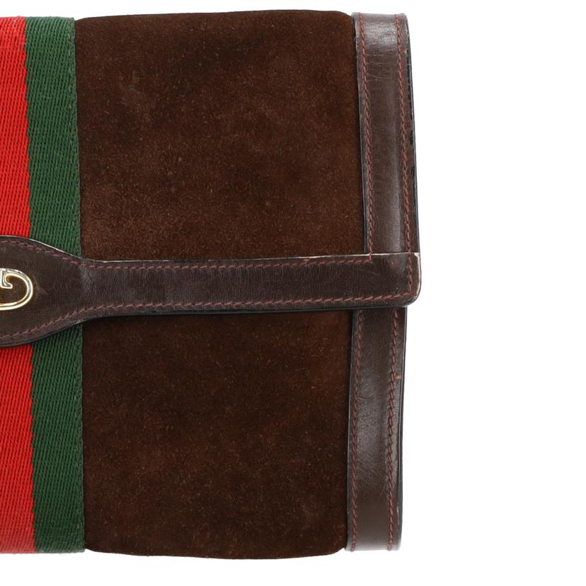 GUCCI グッチ/オ-ルドグッチ/ノベルティ/スエ-ドクラッチバッグ/シェリ-ライン//ABランク/18