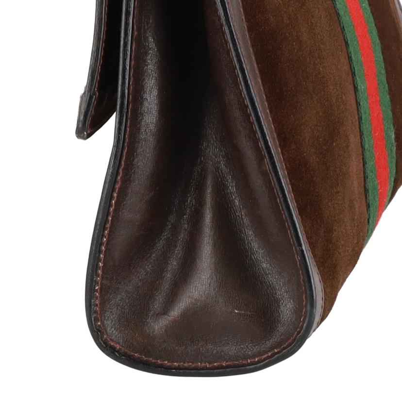 GUCCI グッチ/オ-ルドグッチ/ノベルティ/スエ-ドクラッチバッグ/シェリ-ライン//ABランク/18