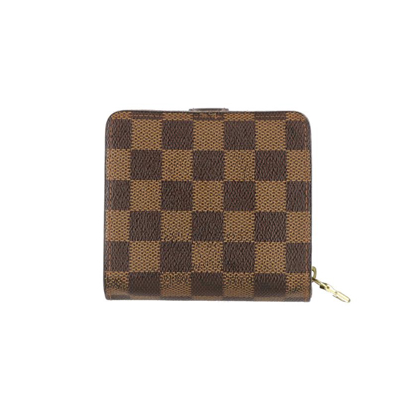 LOUIS VUITTON ルイ・ヴィトン/コンパクトジップ/ダミエ/エベヌ/N61668//CA1***/Bランク/18