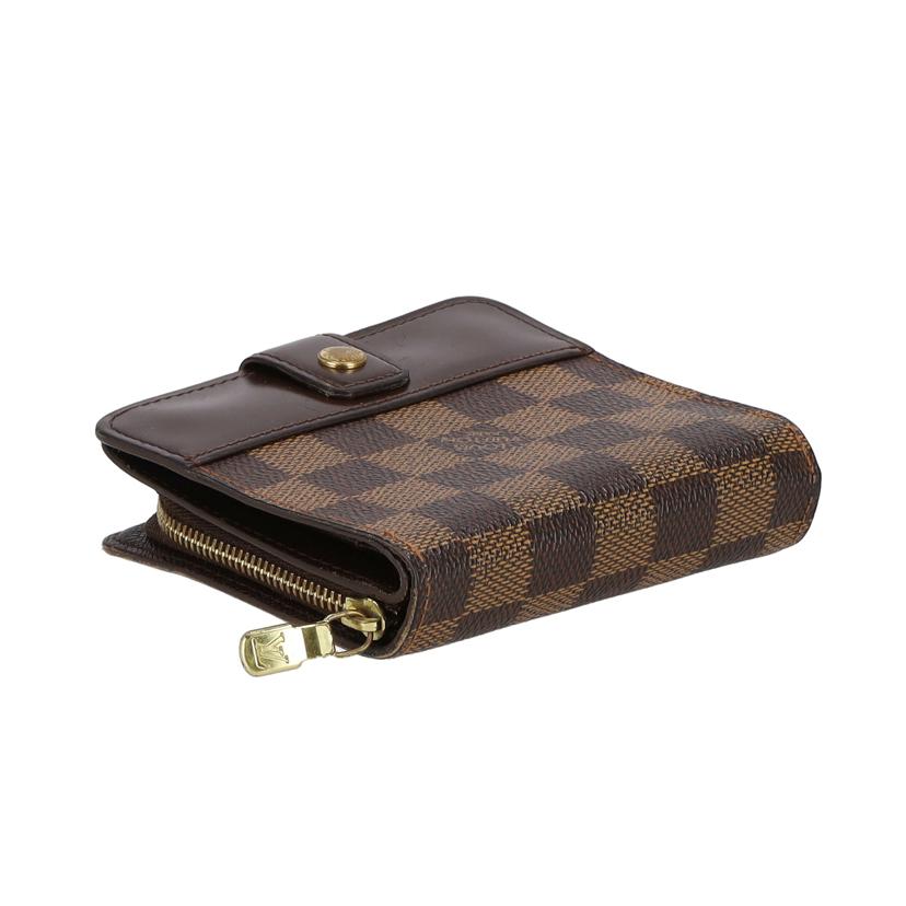 LOUIS VUITTON ルイ・ヴィトン/コンパクトジップ/ダミエ/エベヌ/N61668//CA1***/Bランク/18