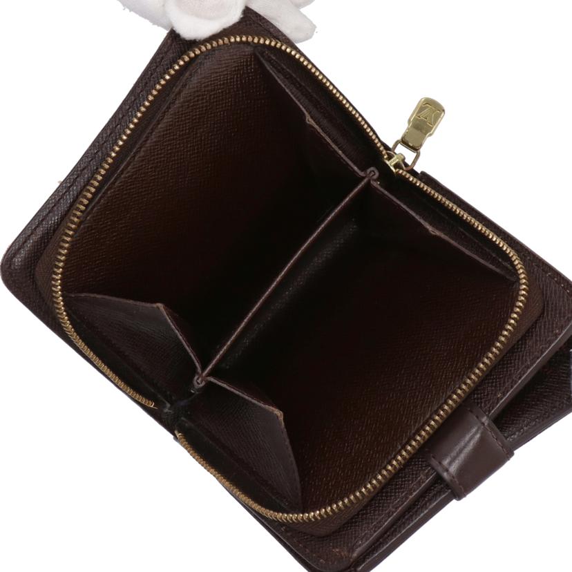 LOUIS VUITTON ルイ・ヴィトン/コンパクトジップ/ダミエ/エベヌ/N61668//CA1***/Bランク/18