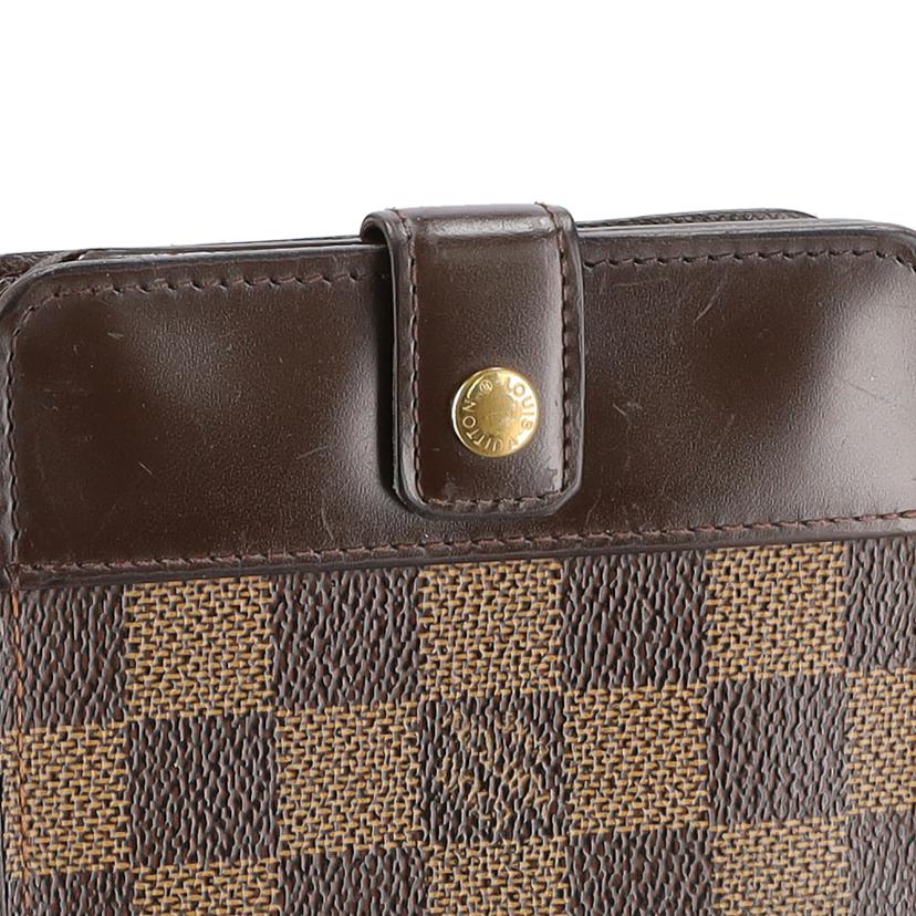 LOUIS VUITTON ルイ・ヴィトン/コンパクトジップ/ダミエ/エベヌ/N61668//CA1***/Bランク/18