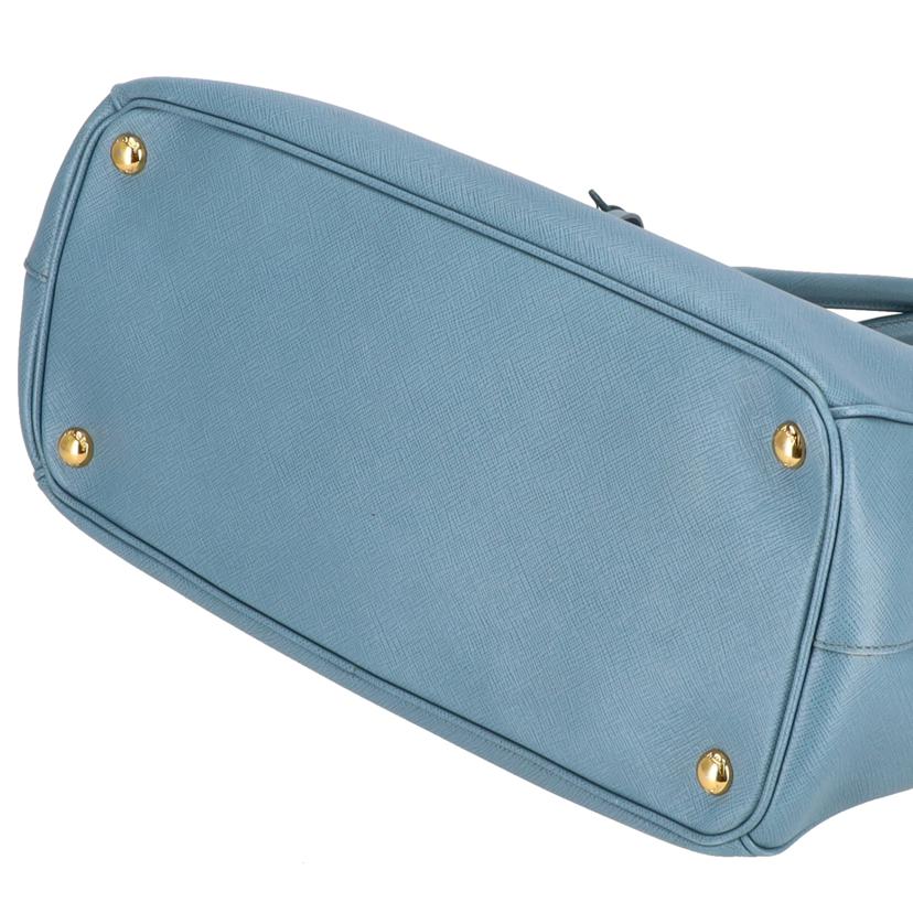 PRADA　 プラダ/サフィアーノ2wayバッグ／　レザー　ブルー/BN2274//ABランク/05