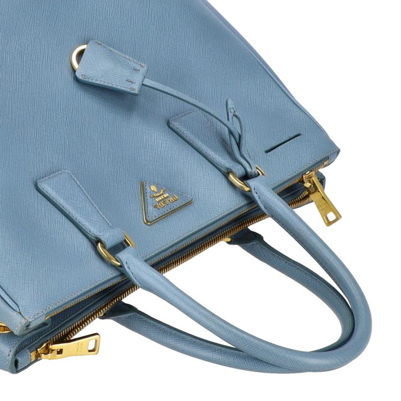 PRADA　 プラダ/サフィアーノ2wayバッグ／　レザー　ブルー/BN2274//ABランク/05