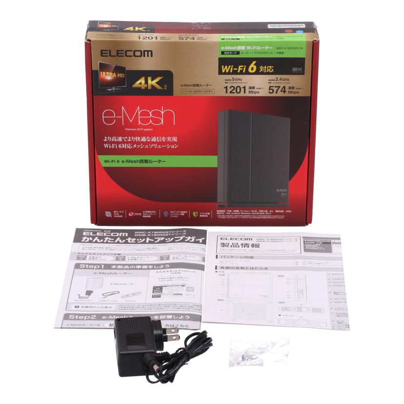 ELECOM エレコム　/無線LANルーター/WMC-X1800GST-B//0317L175600240A/ABランク/24