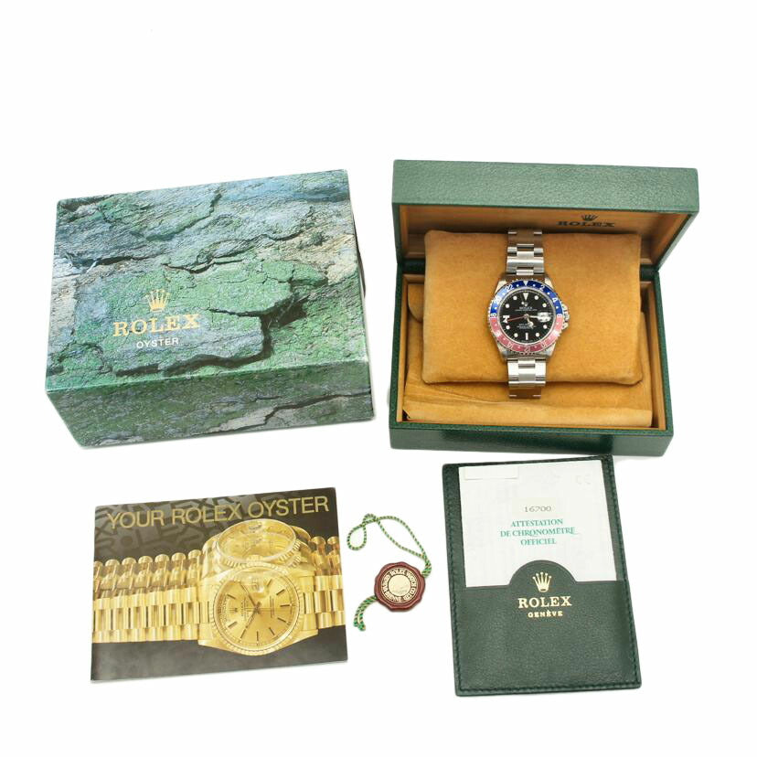 ROLEX ロレックス/GMTマスター・ペプシ／A番／最終品番/16700//T43****/Aランク/75