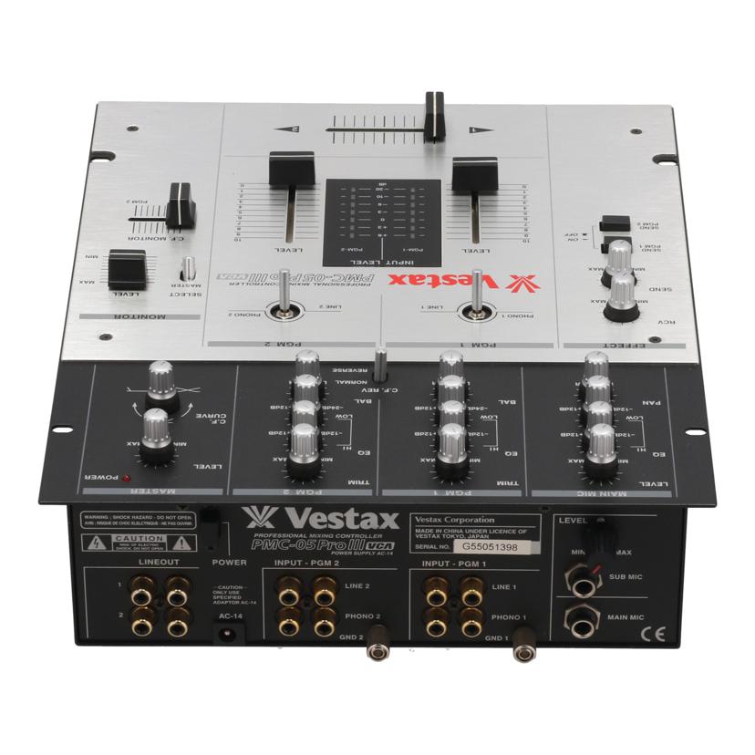 VESTAX ベスタックス /DJミキサー/PMC-05PROIII VCA//G55051398/Bランク/70