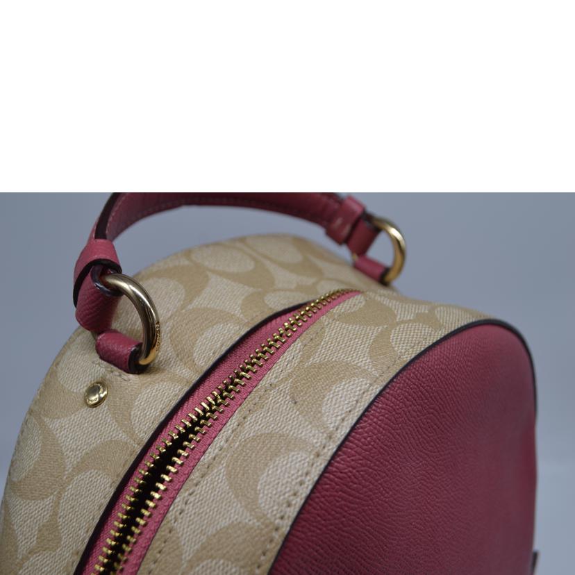 COACH コーチ/ラグジュアリーシグネチャーバックパック／ピンク/F76622//E19**/ABランク/89
