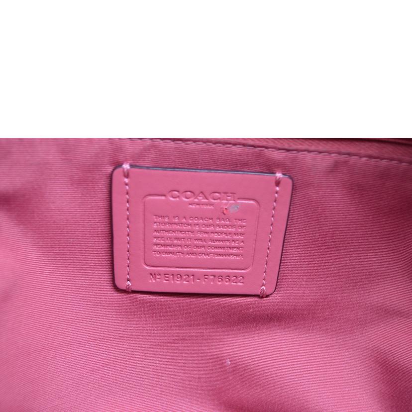 COACH コーチ/ラグジュアリーシグネチャーバックパック／ピンク/F76622//E19**/ABランク/89