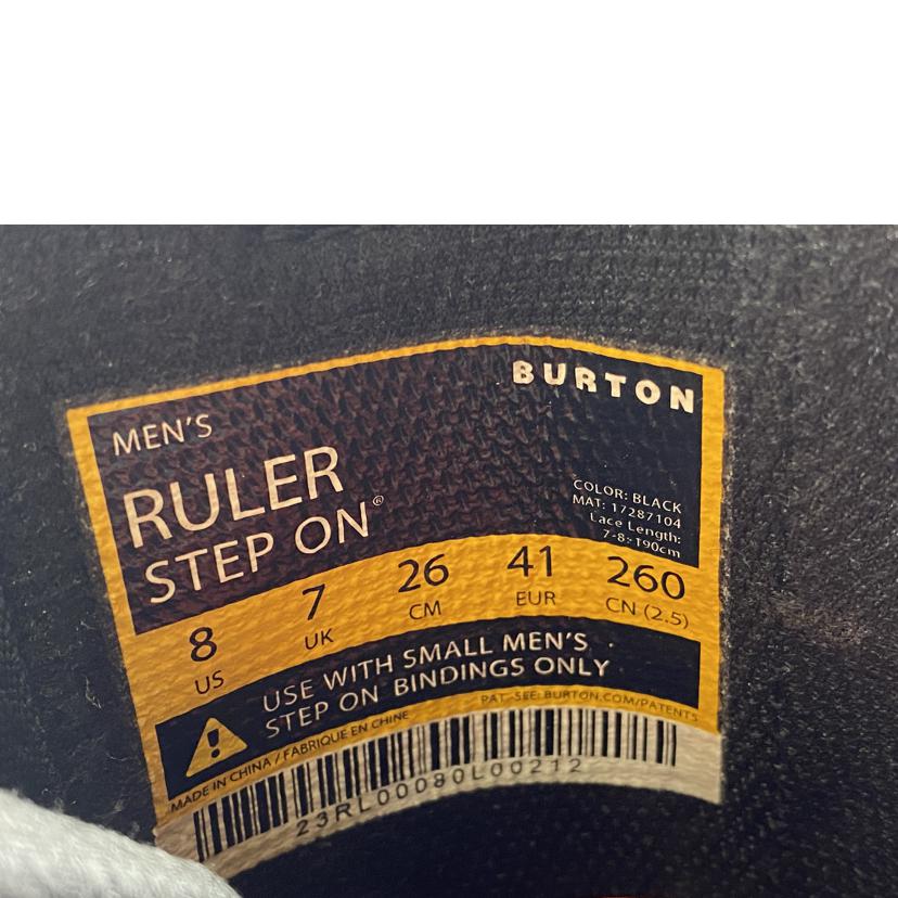 BURTON バートン/RULER　STEP　ON//Bランク/51