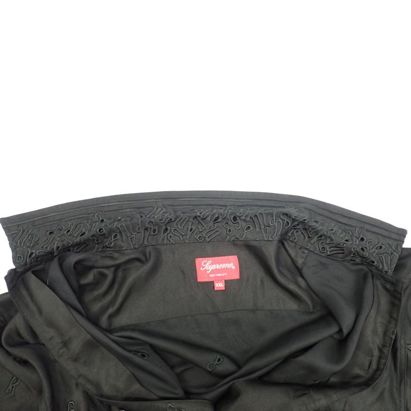 Supreme Supreme/★Supreme23SS刺繍デザインレーヨンミルク半袖シャツ//XXL/Bランク/62