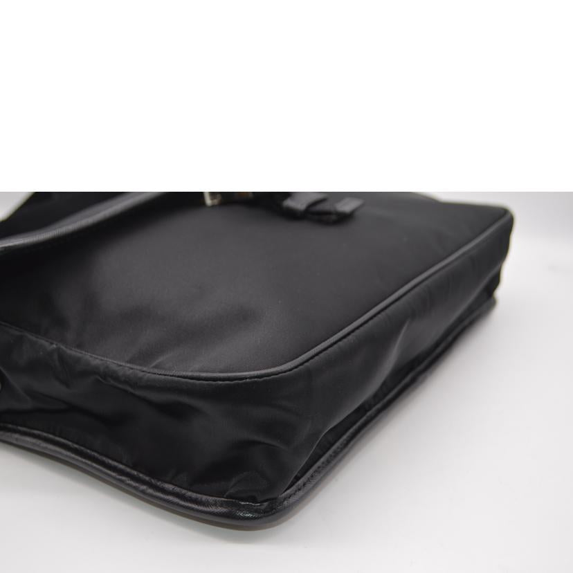 PRADA プラダ/テスートサフィアーノメッセンジャーバッグ／ネロ/2VD166//180/ABランク/89