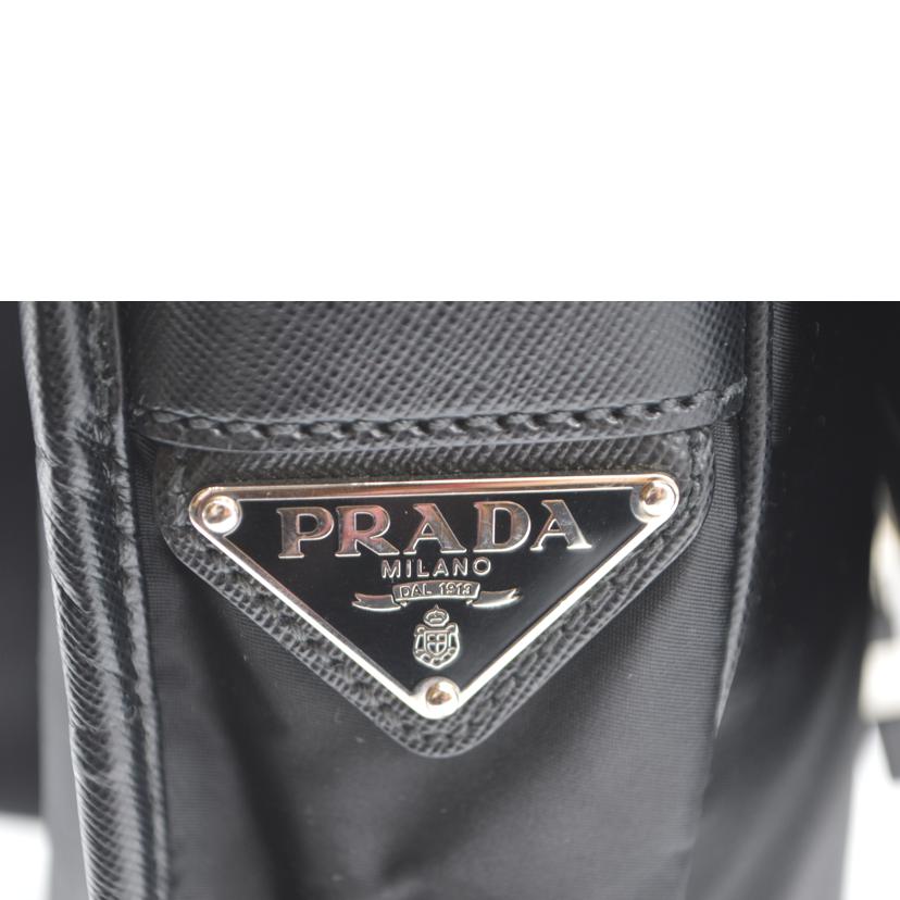 PRADA プラダ/テスートサフィアーノメッセンジャーバッグ／ネロ/2VD166//180/ABランク/89