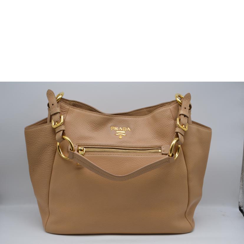 PRADA プラダ/ヴィッテロダイノレザーワンショルダー／カメオ/BR4477//165/Bランク/89