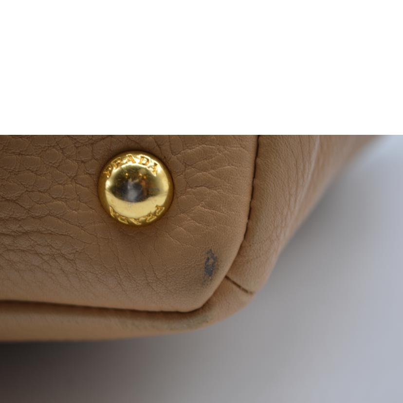 PRADA プラダ/ヴィッテロダイノレザーワンショルダー／カメオ/BR4477//165/Bランク/89
