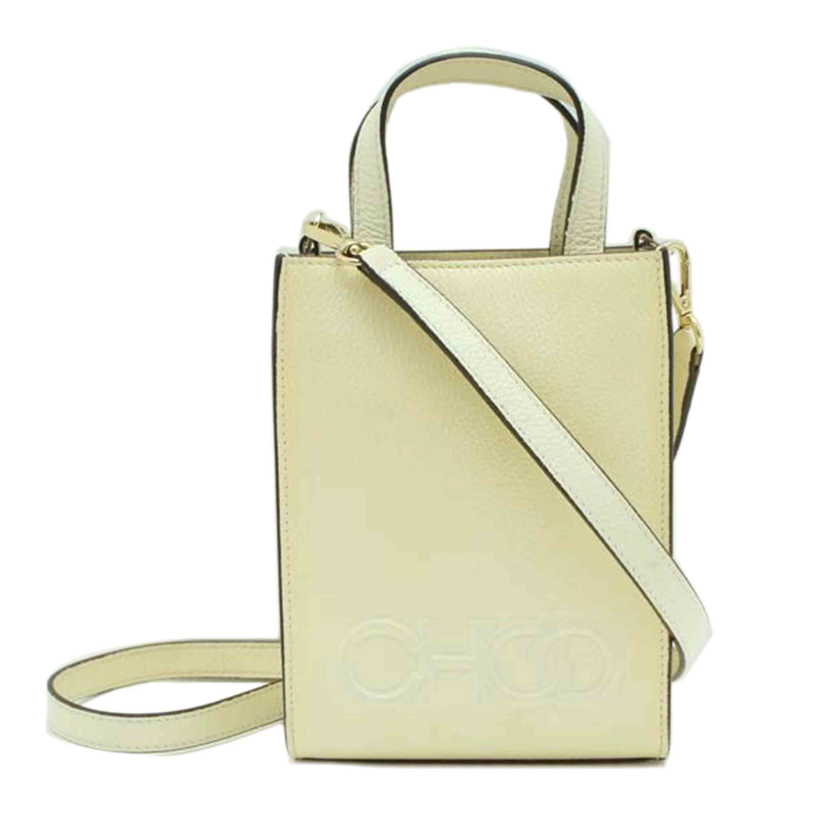 JIMMY　CHOO ジミーチュウ/2wayミニトート／アイボリー//Bランク/20