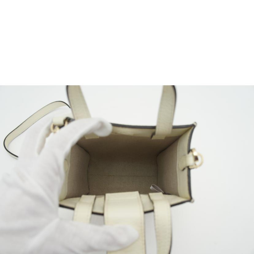 JIMMY　CHOO ジミーチュウ/2wayミニトート／アイボリー//Bランク/20