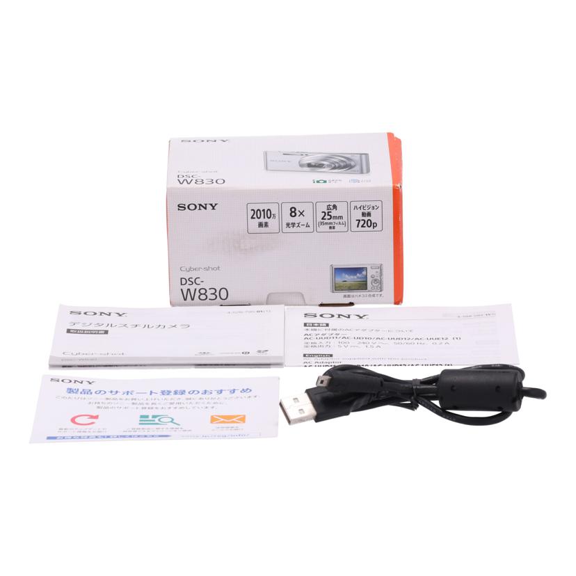 SONY　 ソニー　/デジタルカメラ／Cyber－shot　/DSC-W830//S0101292707/Bランク/05