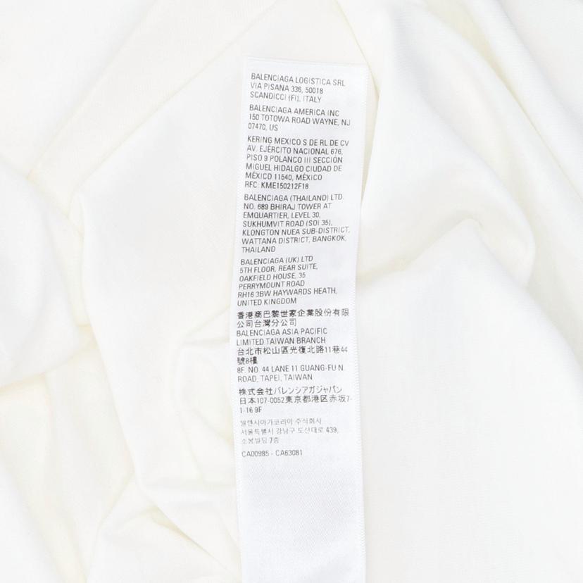 BALENCIAGA バレンシアガ/オーバーサイズロゴTシャツホワイト//ABランク/92