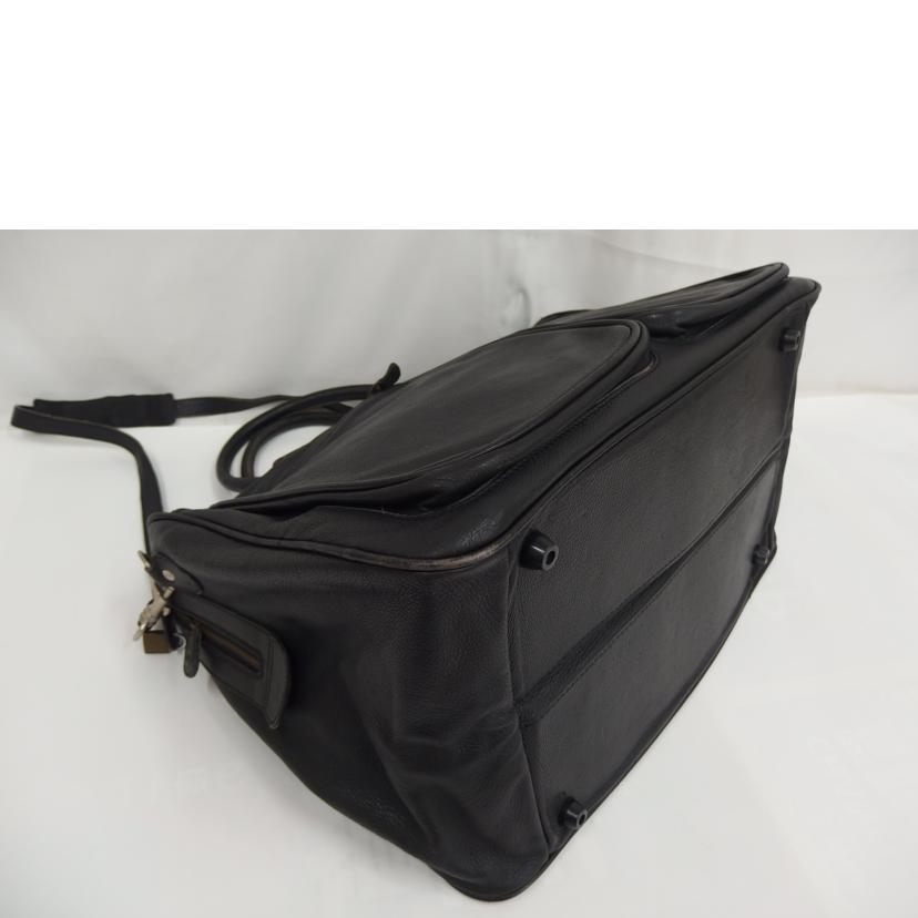 GOLDPFEIL ゴールドファイル/GOLDPFEIL　レザーボストンバック／ブラック//Cランク/82