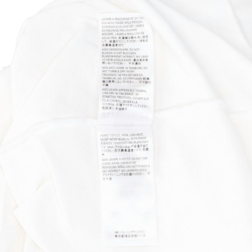 BALENCIAGA バレンシアガ/オーバーサイズクラッシュ加工ロゴTシャツ//ABランク/92