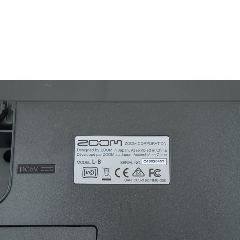 ＺＯＯＭ ズーム/デジタルミキサー／ＬｉｖｅＴｒａｋ　Ｌ－８/LiveTrak L-8//C48026453/ABランク/67