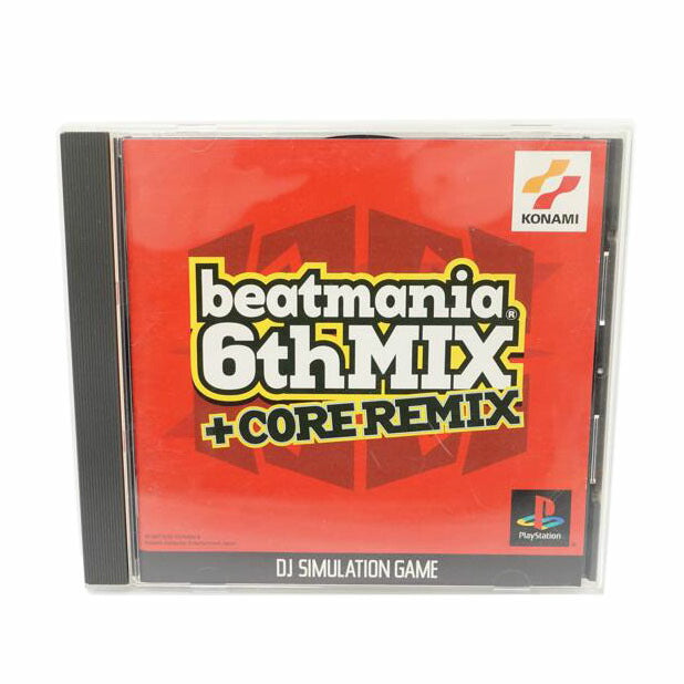 KONAMI コナミ/PS beatmania 6thMIX ＋CORE REMIX/SLPM-87012//ABランク/88