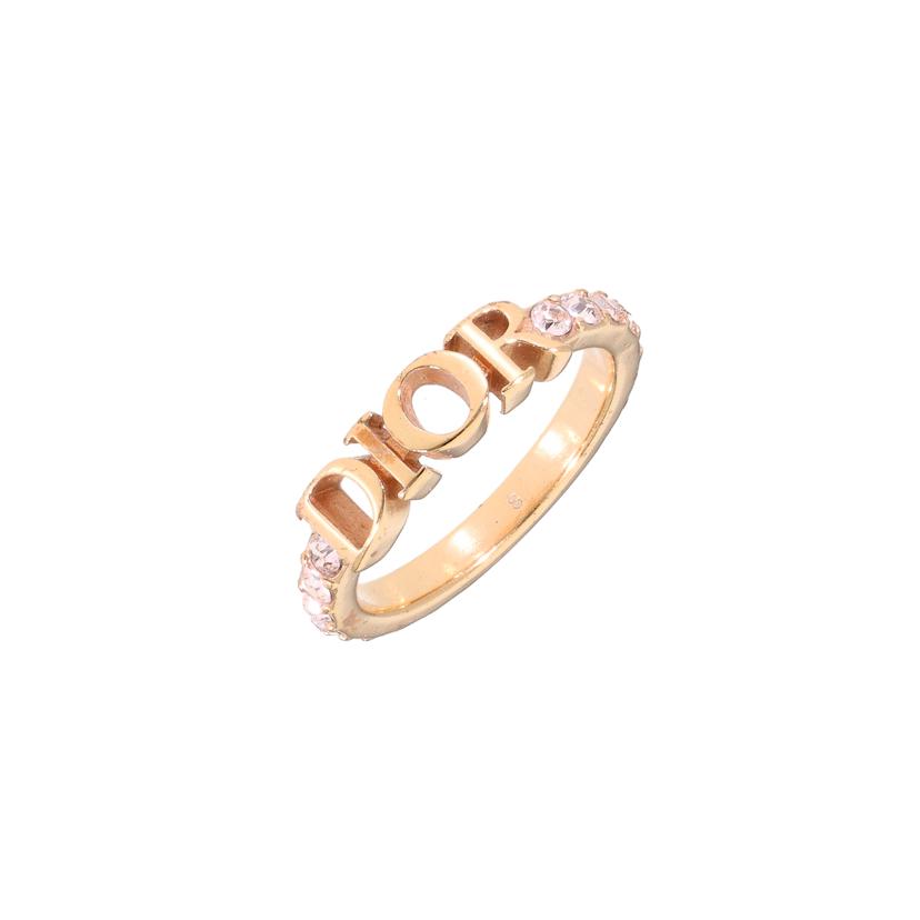 Dior ディオール/ラインストーンロゴリング//ｻｲｽﾞ:S/ABランク/91