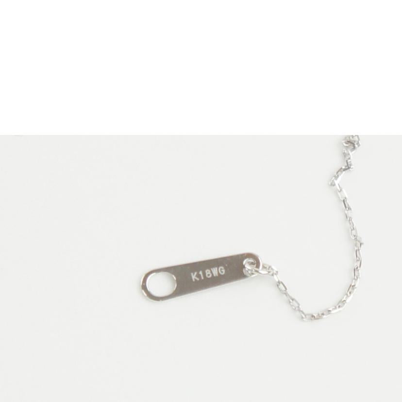 K18WGダイヤネックレス0．10ct　//ABランク/64