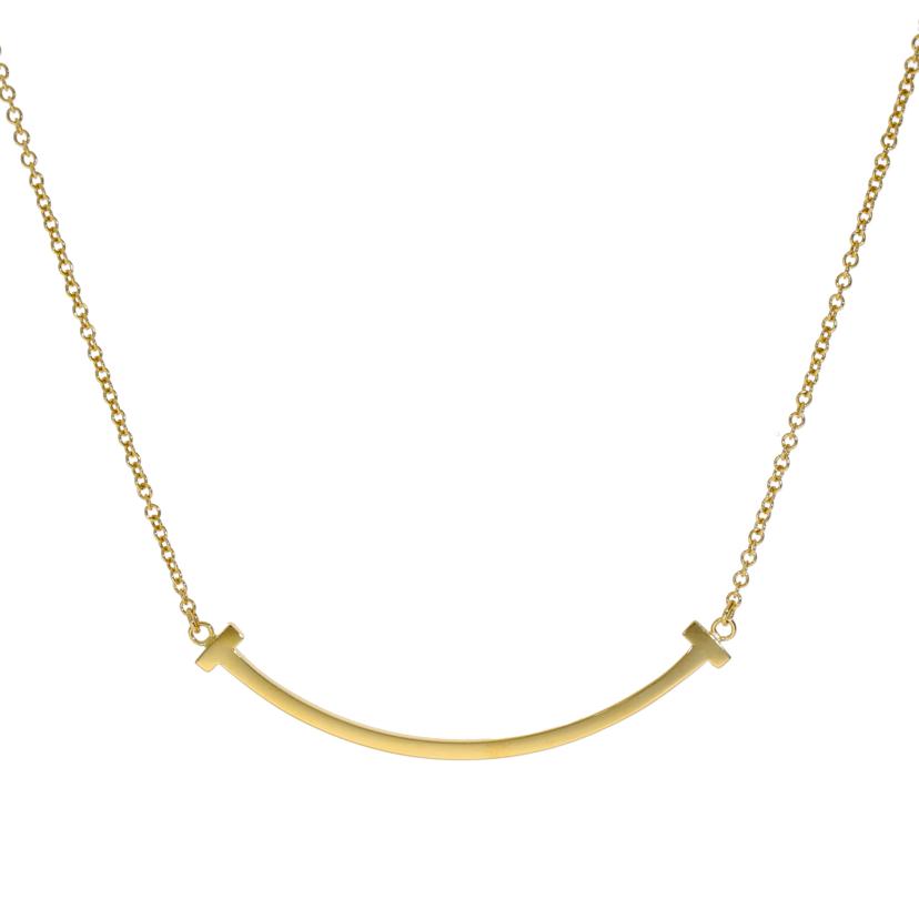 TIFFANY＆Co． ティファニー/750Tスマイルスモールネックレス　　2．9g//Aランク/92