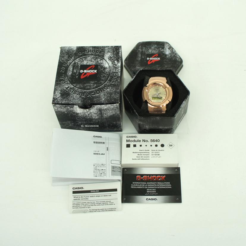 CASIO カシオ/G－SHOCK／フルメタル／アナデジ／タフソーラー/AWM-500GD//B3W***/Aランク/78