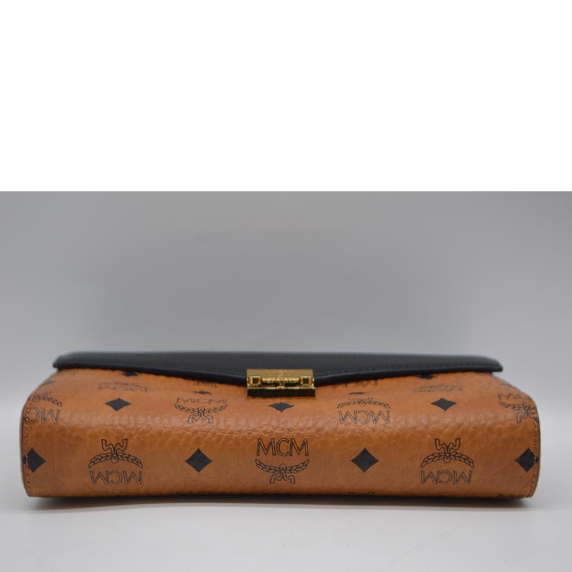 MCM エムシーエム/ヴィセトスロゴグラムチェーンショルダー／コニャック/MYZ8AME22BK001//043**/Sランク/89