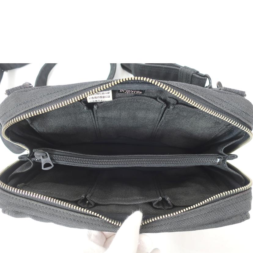 PORTER ポーター/スモーキー　ショルダーバッグ　クラッチバッグ　ダークグレー//Aランク/65