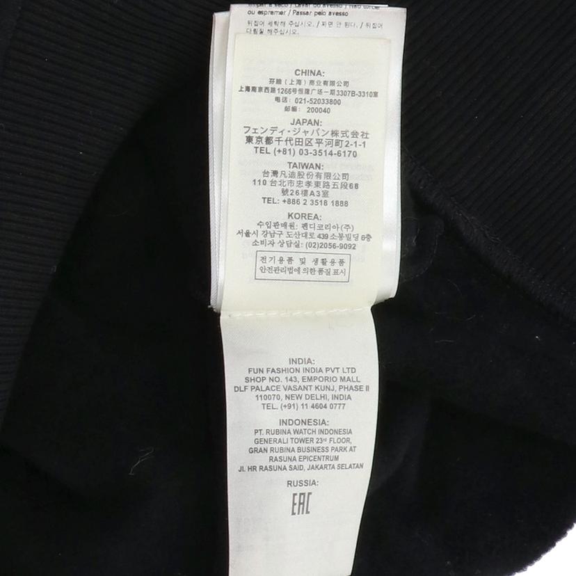 FENDI フェンディ/エンボスロゴスウェットブラック//ABランク/92