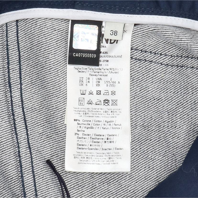 FENDI フェンディ/デニムミニスカート／ベロア//ABランク/92