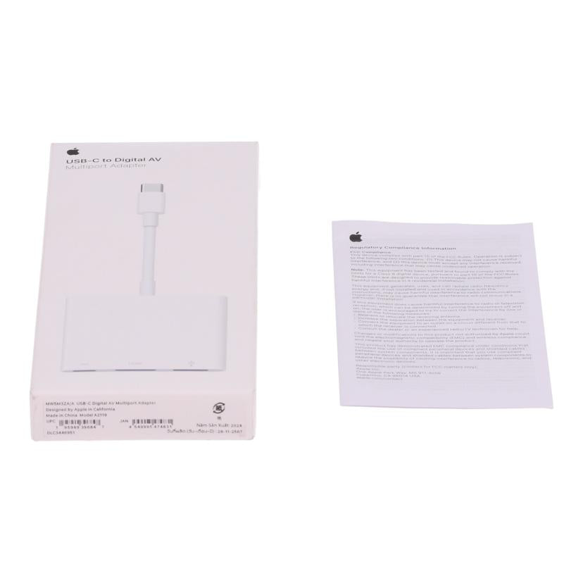 Apple　 アップル　/USB－C　DigitalAVMultiportアダプター/MW5M3ZA/A//JAN4549995474831/ABランク/78
