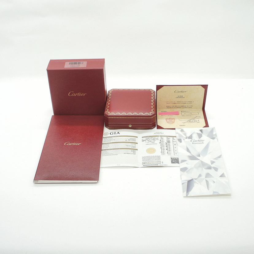 Cartier カルティエ/750ダムールネックレス0．22ct　D／IF／3EX//Aランク/75