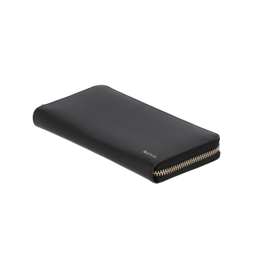 Paul Smith ポールスミス/シティエンボス/ラウンドファスナー長財布/ブラック/PSC307//Aランク/18