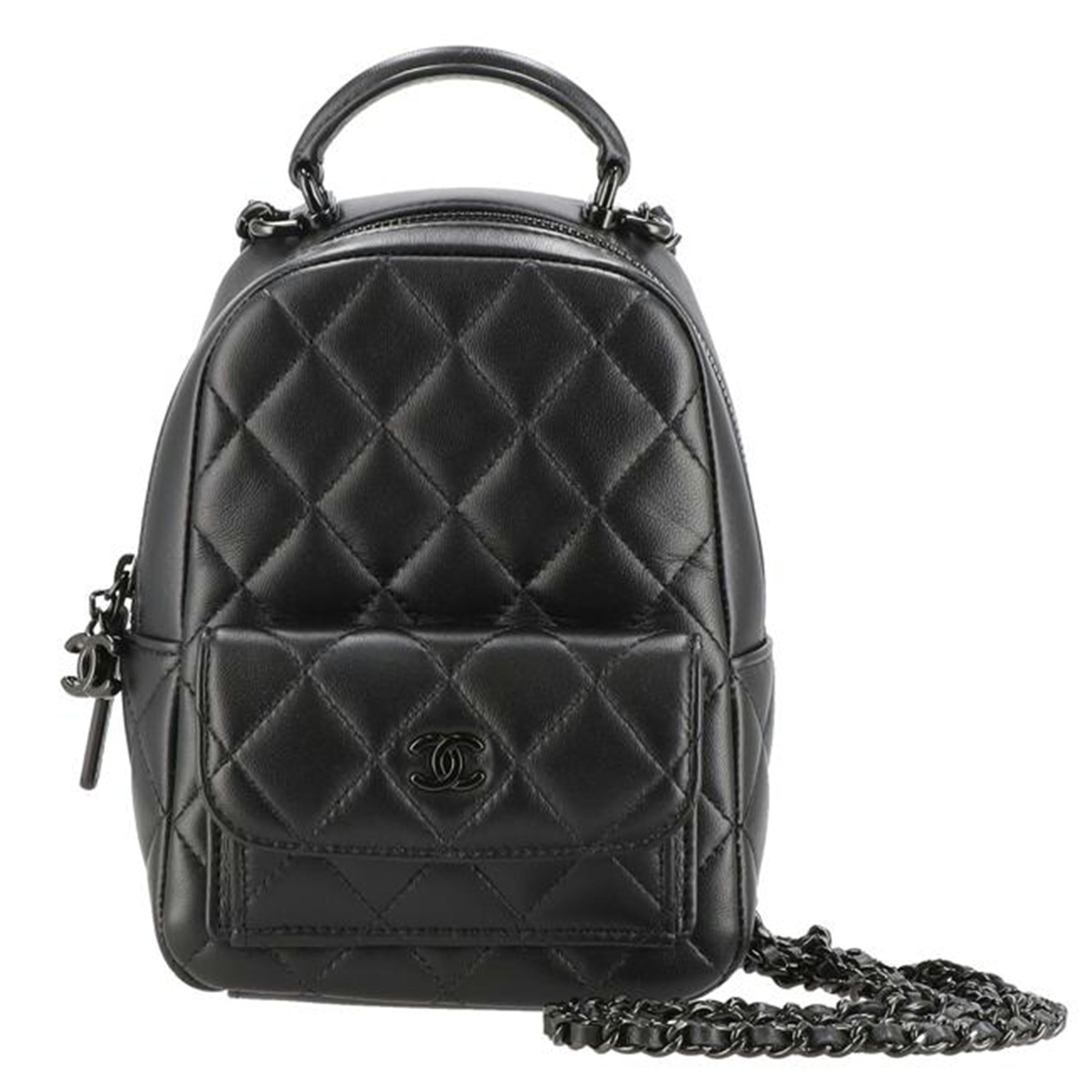CHANEL シャネル/マトラッセ ミニバックパック/ブラック /AP3753//LH2*****/SAランク/40