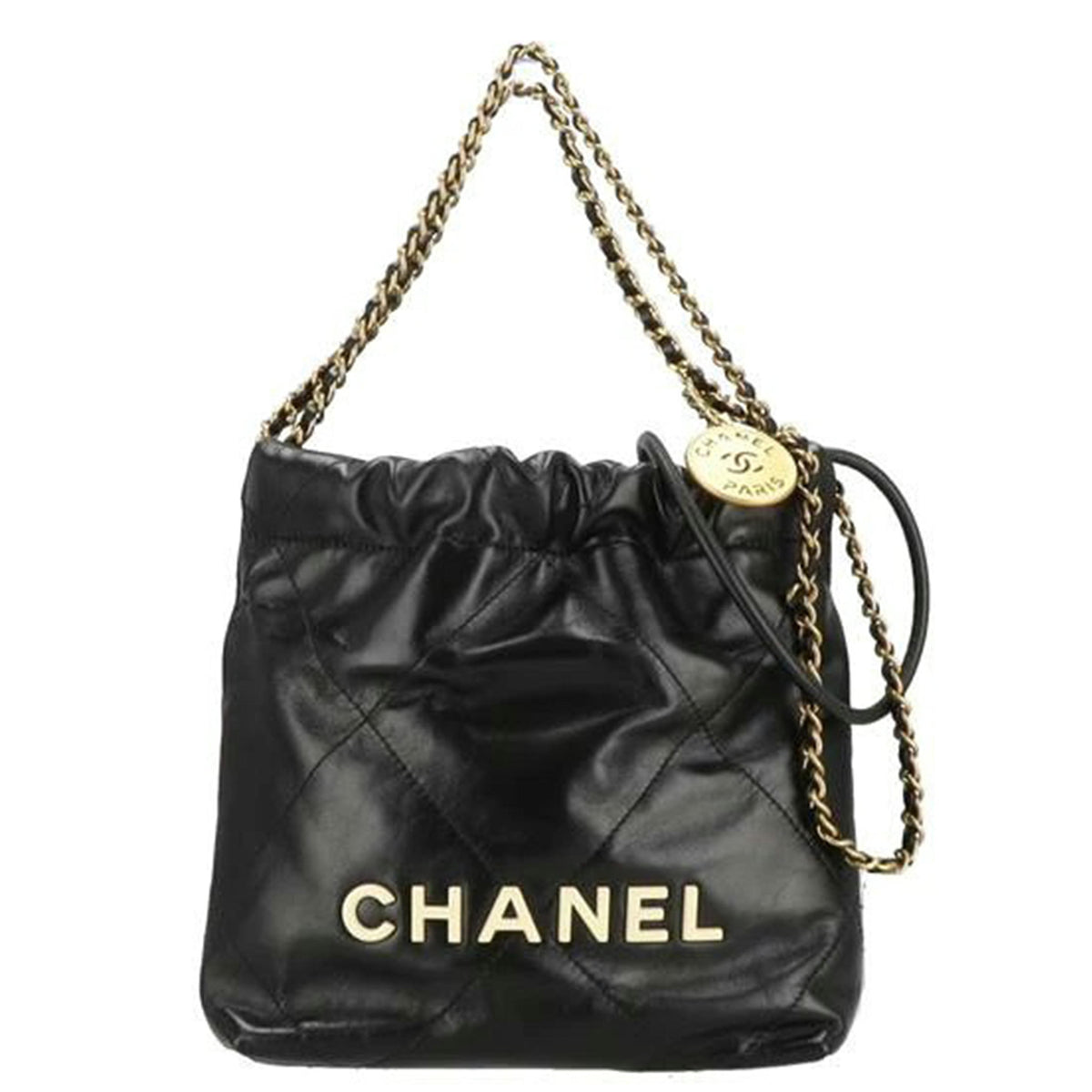 CHANEL シャネル/シャネル22ミニチェーンショルダー/ブラック/AS3980//J2A*****/SAランク/40