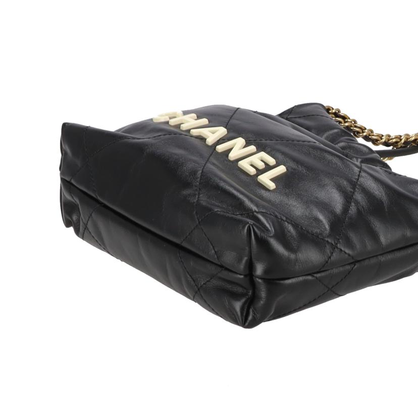 CHANEL シャネル/シャネル22ミニチェーンショルダー/ブラック/AS3980//J2A*****/SAランク/40