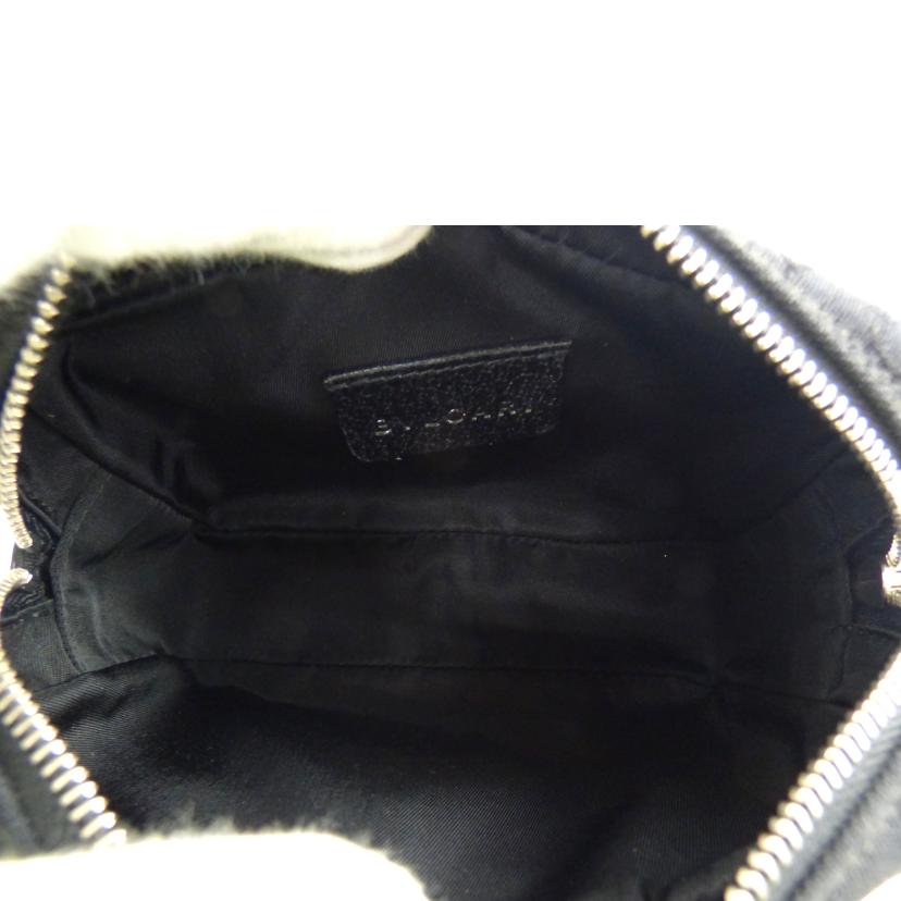 BVLGARI ブルガリ/ロゴマニア／化粧ポーチ／ブラック//ABランク/64