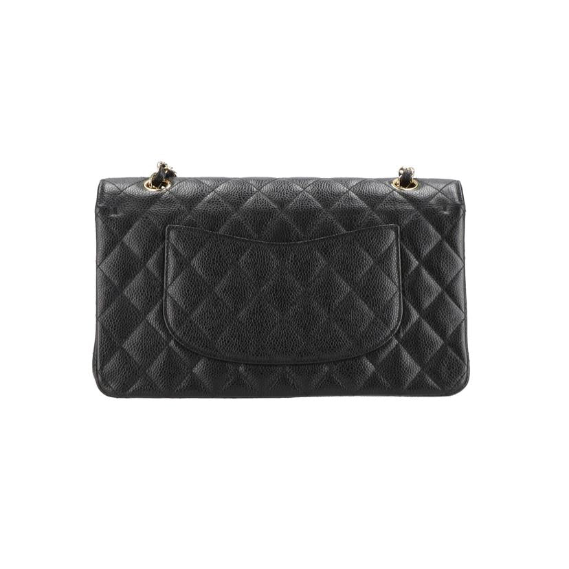 CHANEL シャネル/キャビアスキンマトラッセWフラップチェーンショルダー/A01112//168*****/Aランク/40