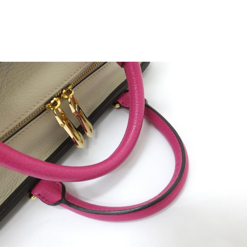 LOEWE ロエベ/アマソナ28　ベージュ×ピンク×茶//ABランク/88