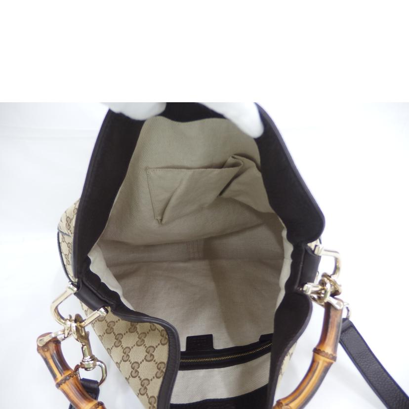 GUCCI ｸﾞｯﾁ/バンブー2WAYショルダーバッグ　茶/282315//520***/Aランク/82