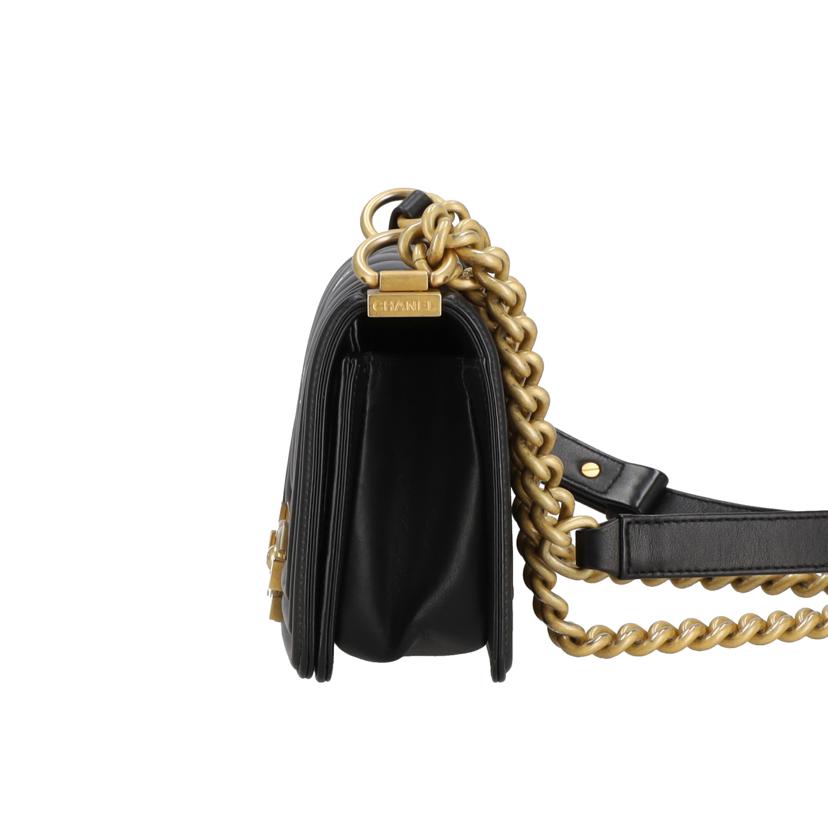 CHANEL  シャネル/ボーイシャネル20Vステッチスモールチェーンショルダー/ブラック/A67085//254*****/ABランク/40
