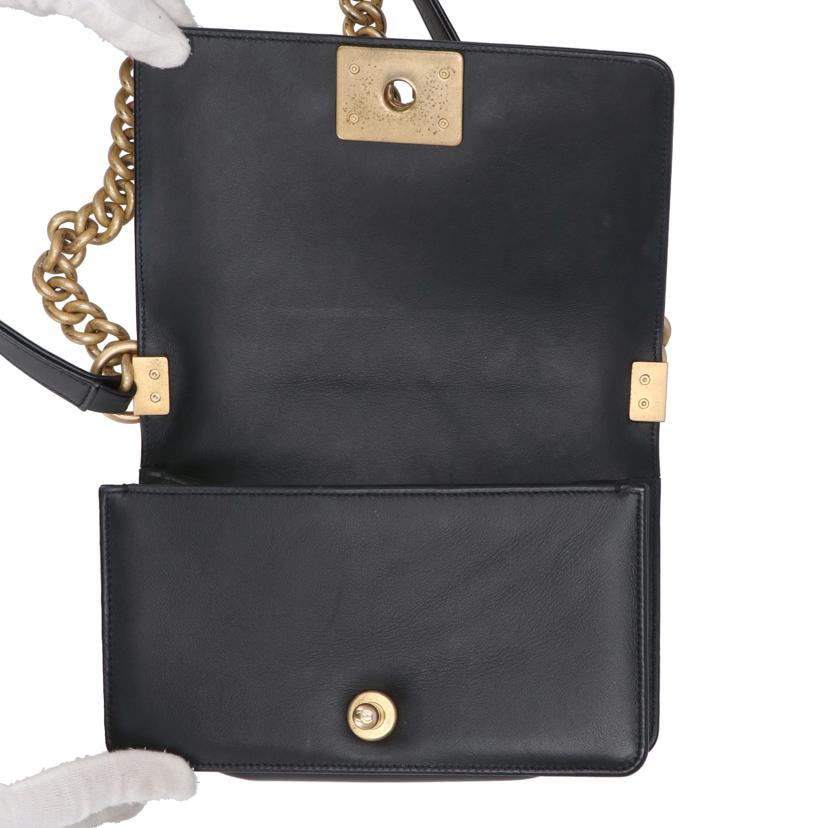 CHANEL  シャネル/ボーイシャネル20Vステッチスモールチェーンショルダー/ブラック/A67085//254*****/ABランク/40