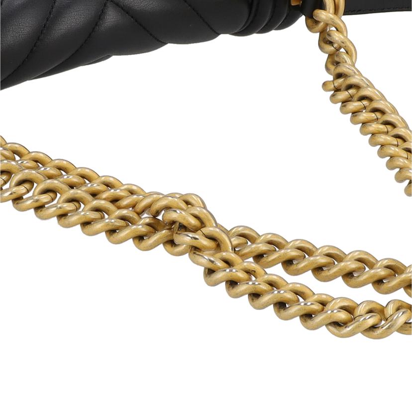 CHANEL  シャネル/ボーイシャネル20Vステッチスモールチェーンショルダー/ブラック/A67085//254*****/ABランク/40