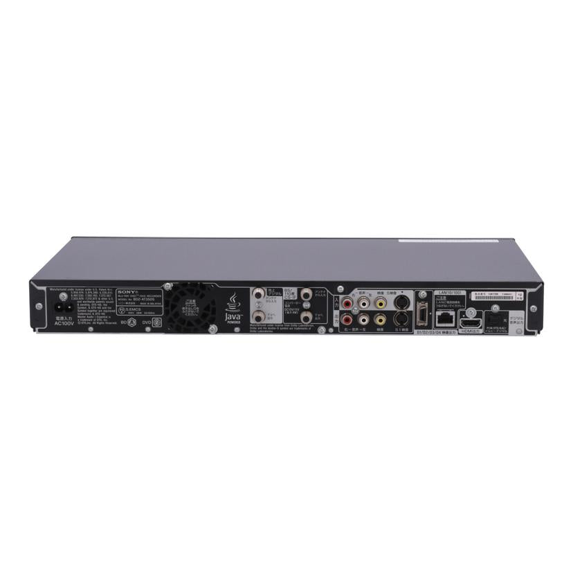 SONY　 ソニー　/BDレコーダー／BDZ－AT350S/BDZ-AT350S//49864001 1261785E/Bランク/81