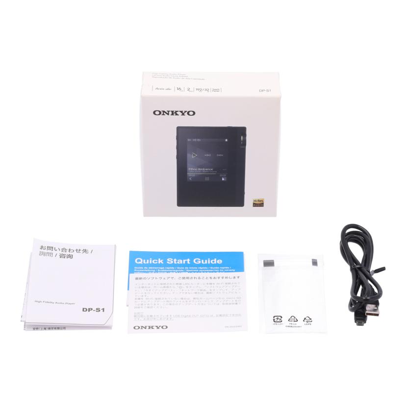 ONKYO オンキヨー　/ハイレゾ対応デジタルオーディオプレーヤー/DP-S1//9103ZJ5730214254/Aランク/05